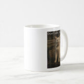 Cigarette Kitten Funny Smoking Cat Meme Stud Gehir Kaffeetasse (VorderseiteRechts)