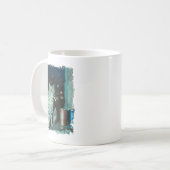 Cigarette Kitten Funny Smoking Cat Meme Stud Gehir Kaffeetasse (Vorderseite Links)