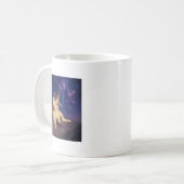 Cigarette Kitten Funny Smoking Cat Meme Stud Gehir Kaffeetasse (Vorderseite Links)
