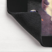 Cigarette Kitten Funny Smoking Cat Meme Stud Gehir Mousepad (Ecke)