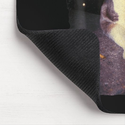 Cigarette Kitten Funny Smoking Cat Meme Stud Gehir Mousepad (Ecke)