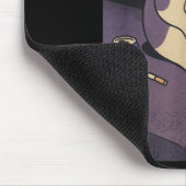 Cigarette Kitten Funny Smoking Cat Meme Stud Gehir Mousepad (Ecke)