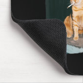 Cigarette Kitten Funny Smoking Cat Meme Stud Gehir Mousepad (Ecke)