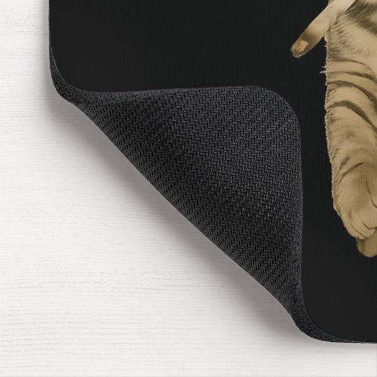 Cigarette Kitten Funny Smoking Cat Meme Stud Gehir Mousepad (Ecke)