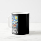 Cigarette Kitten Funny Smoking Cat Meme Stupid Bra Kaffeetasse (Vorderseite Links)