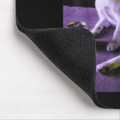 Cigarette Kitten Funny Smoking Cat Meme Stupid Bra Mousepad (Ecke)