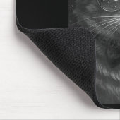 Cigarette Kitten Funny Smoking Cat Meme Stupid Bra Mousepad (Ecke)