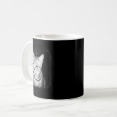 Cigarette Kitten Gang Cat Smoking Cigarette Funny Kaffeetasse (Vorderseite Links)