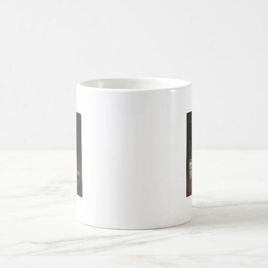 Cigarette Kitten Gen Z Joke Smoking Cat Meme Stud Kaffeetasse (Mittel)