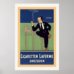 Cigaretten Laferme Dresden ~ Vintag Poster