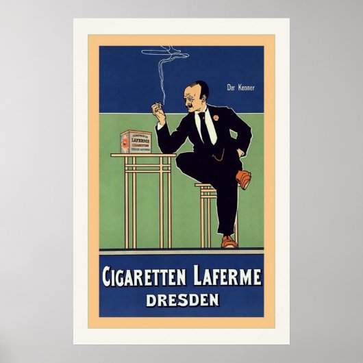 Cigaretten Laferme Dresden ~ Vintag Poster (Vorne)