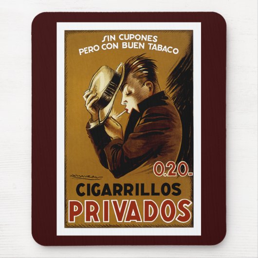Cigarillos Privados Mousepad (Vorne)