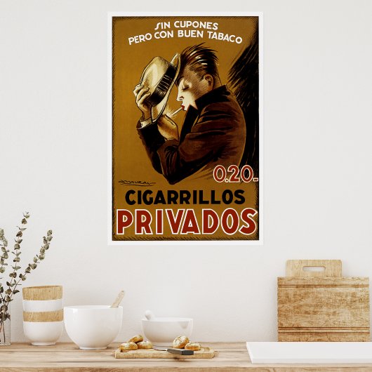 Cigarillos Privados Poster (Küche)