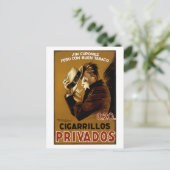 Cigarillos Privados Postkarte (Stehend Vorderseite)
