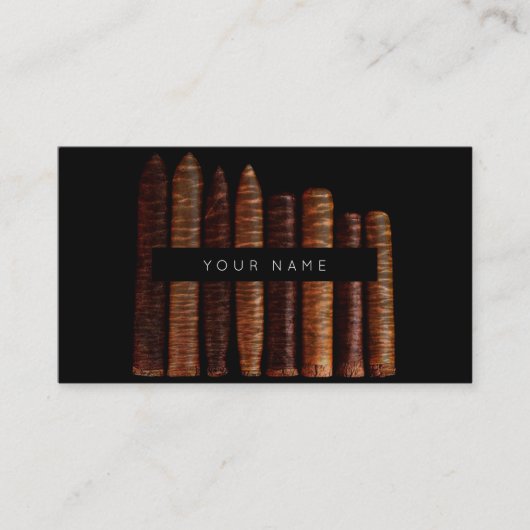 Cigars Habana Cuban Black Vip Visitenkarte (Vorderseite)