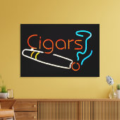 Cigars Neon Sign Leinwanddruck (Insitu (Wohnzimmer))