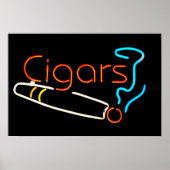 Cigars Neon Sign Poster (Vorne)
