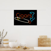 Cigars Neon Sign Poster (Küche)