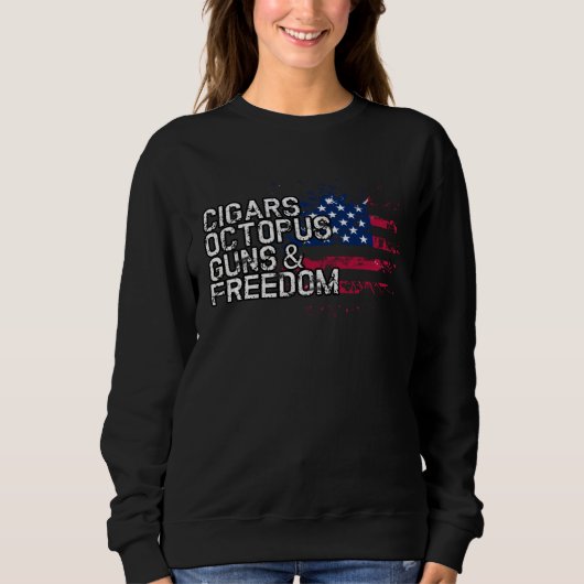 Cigars OCTOPUS Guns & Freedom  OCTOPUS Sweatshirt (Vorderseite)