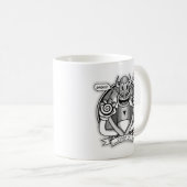 Ciggy sagt: Rauch! Kaffeetasse (VorderseiteRechts)