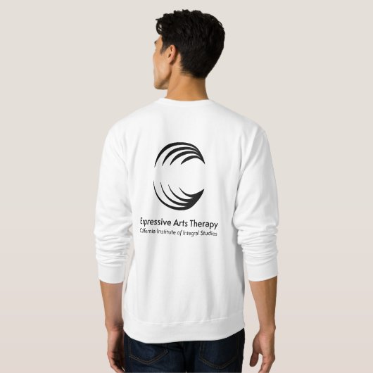 CIIS EXA White Crewneck Sweatshirt (Schwarz voll)
