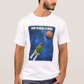 Cilantro an Mars T - Shirt senden (Vorderseite)