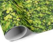 Cilantro/Coriander-Blätter Geschenkpapier (Rolleneckpunkt)