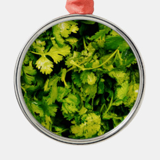 Cilantro/Coriander-Blätter Ornament Aus Metall