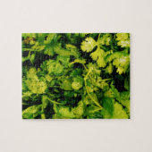 Cilantro/Coriander-Blätter Puzzle (Horizontal)