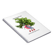 Cilantro Gave Me PSD - Funny Anti Cilantro Notizblock (Rechte Seite)