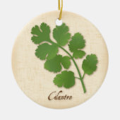 Cilantro Herb Keramikornament (Vorne)