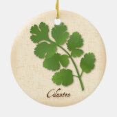Cilantro Herb Keramikornament (Hinten)
