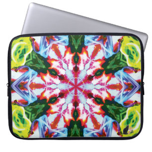 Cilantro Kaleidoskop 15"-Laptop-Hülle Laptopschutzhülle