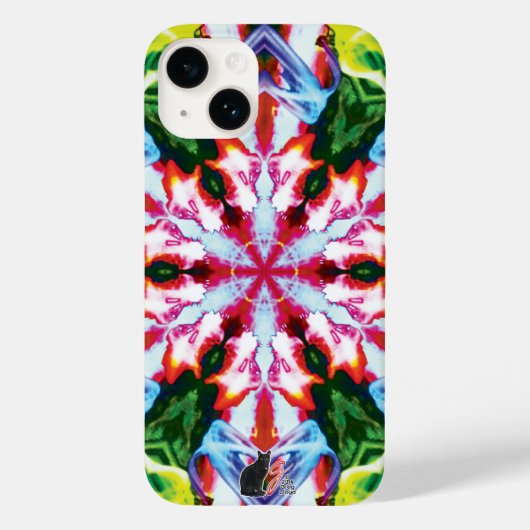 Cilantro Kaleidoskop iPhone Case (Rückseite)