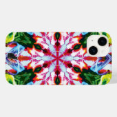 Cilantro Kaleidoskop iPhone Case (Rückseite (Horizontal))