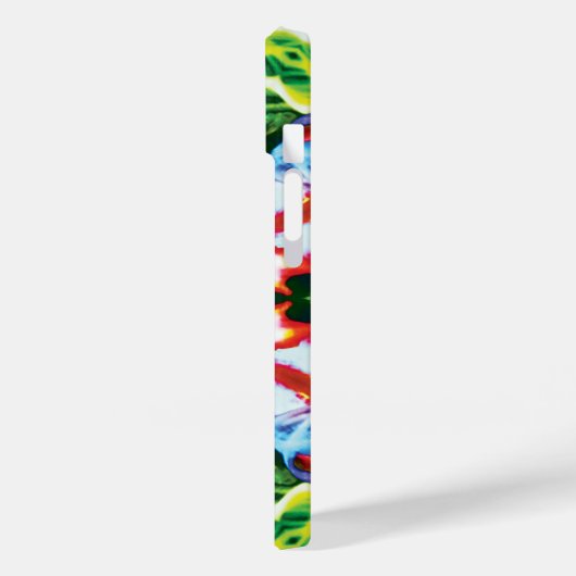 Cilantro Kaleidoskop iPhone Case (Rückseite / Links)