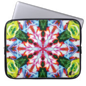 Cilantro Kaleidoskop Laptop-Sieb Laptopschutzhülle (Vorderseite)