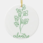 CILANTRO KERAMIK ORNAMENT (Vorne)