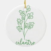 CILANTRO KERAMIK ORNAMENT (Hinten)