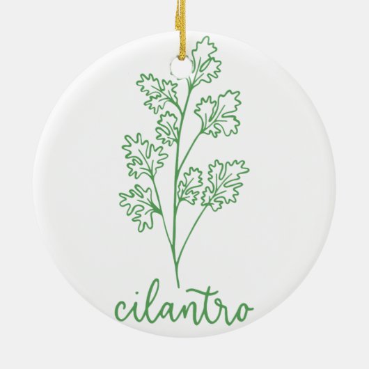 CILANTRO KERAMIK ORNAMENT (Hinten)