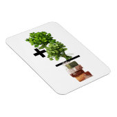 Cilantro Math - Funny Anti-Cilantro Magnet (Rechte Seite)