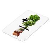 Cilantro Math - Funny Anti-Cilantro Magnet (Linke Seite)