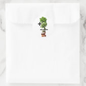 Cilantro Math - Funny Anti-Cilantro Runder Aufkleber (Tasche)
