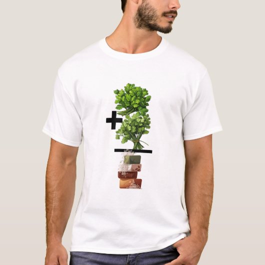 Cilantro Math - Funny Anti-Cilantro T-Shirt (Vorderseite)