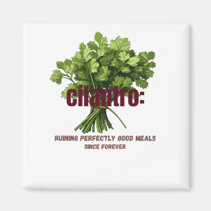 Cilantro - perfekt gute Mahlzeiten verderben Magnet