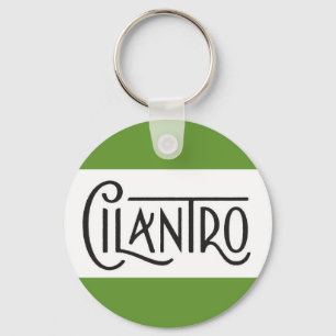 CILANTRO SPICES WORD COOKING TASTY SCHLÜSSELANHÄ SCHLÜSSELANHÄNGER
