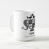 Cilia Wappen Tasse (Vorderseite Links)