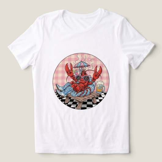 Cill Crawfish & Bier T - Shirt! 😎 🍺 Tri-Blend Shirt (Design Vorderseite)
