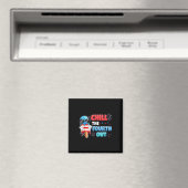 Cill Fourth Out Ice Cream Popsicle 4. Juli Indecle Magnet (In Situ (Geschirrspüler))