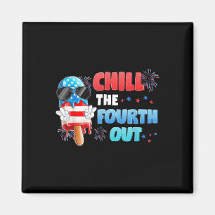 Cill Fourth Out Ice Cream Popsicle 4. Juli Indecle Magnet